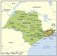 Mapa de Localização - Taubaté-SP